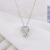 Corea del Sur Dongdaemun Plata Esterlina 999 Nuevo Estilo Collar de Gato para Mujer Simple Versátil Gato de la Suerte Collar con Colgante Inteligente
