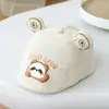 Boina genial estilo urbano para bebé, gorra de niño hacia adelante, nuevo y lindo sombrero de oso de dibujos animados