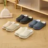 Lidani Funda Impermeable para Zapatos de EVA Pantuflas de Algodón para Mujer Otoño/Invierno Interior Hogar Cálidas Cómodas Pantuflas de Algodón para Hombre