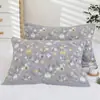 Toalla de almohada de algodón de gasa gruesa de ocho capas 52 cm * 78 cm suave toalla de almohada para pareja de caramelo toalla de almohada de dibujos animados cama