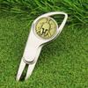 Nuevos suministros de golf, horquilla Guoling, herramienta para divot de golf, horquilla de bola de metal multifuncional/marcador de bola/marcador