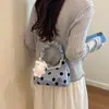 Bolso de Mujer de Moda 2026 Casual Lunares Moda Bolso de Mano Bolso de Hombro Estilo Hong Kong Elegante Gran Capacidad Bolso de Hombro Cruzado