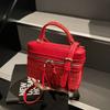 Bolso de Lana Transfronterizo para Mujer Primavera y Verano 2025 Nueva Moda Bolso de Hombro Cruzado Diseño Nicho Bolso Caja de Alta Gama