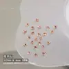 Decorações de Pedraria para Unhas, Bolas de Pedraria Transparente Brilhante com Acabamento de Cristal Mini, Acessórios Versáteis para Unhas Bolas de Pedraria