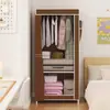 Armario Simple de Alta Venta Transfronterizo para Dormitorio Uso en Casa, Armario de Tela Fácil de Montar, Closet de Almacenamiento, Gabinete de Almacenamiento Minimalista