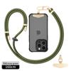 Cordão para Celular Pendurado no Pescoço Transversal 8mm Tira Trançada Corda Curta para Pulso Capa de Celular Cadeia de Cordão Atacado Fábrica