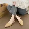 Sandalias de Media Pantorrilla Abiertas Transfronterizas para Mujer, Verano Tacón Grueso que Aumenta la Altura Antideslizantes Zapatos de Cristal, Slip-On Perezoso Abiertos de Media Pantorrilla Zapatos de Comercio Exterior para Mujer