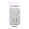 Adesivos de Unha Vermelho Feijão Acácia Estilo Chinês 5D Em relevo Três-Dimensional Flor Chinesa Decalques Acessórios para Nail Art DIY Estilo Hg