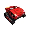 Se puede equipar con una pala quitanieves, un cortacésped teledirigido, un cortacésped de orugas todoterreno y una máquina para deshierbar y cortar ramas de granja.