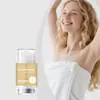 Bálsamo Corporal Ámbar: Bálsamo Hidratante y de Cuidado de la Piel Suave Diario para Limpiar y Refrescar las Axilas, Conveniente y Fácil de Usar