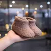 Botas de Invierno para Bebé Niña, Zapatos Peludos, Zapatos de Suela Suave para Bebé, Zapatos para Niños Pequeños, Zapatos de Algodón de Terciopelo, Zapatos de Princesa, Botines Cortos para Niñas