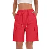 Shorts Casuales de Verano de Cintura Alta con Bolsillos, Pantalones Cargo, Moda Transfronteriza 2026 Tendencia Casual