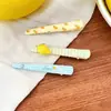 Presilha de Cabelo Desenho Animado Doce Coreano para Mulheres Pequena Fresca Simples High-End Presilha Bico de Pato Versátil Estilo Ins Presilha Lateral Acessórios de Cabelo