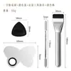 Pincel de Base Reto Ultrafino Cangzhou Pincel de Maquiagem Sem Marcas Sem Acúmulo de Pó Paleta Quadrada de Aço Inoxidável Ferramenta de Beleza