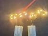 Fio de Luz LED Ajustável de 3 Níveis com Bateria Botão Decoração de Flores Fio de Cobre Luz Caixa Branca Pequena