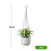 Bolsa de Rede para Vaso de Flores, Venda Quente Transfronteiriça Jardinagem Planta Feita à Mão Tecida de Algodão Vaso Pendurado Rede Decorativa para Plantas