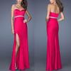 Soporte de carga transfronterizo de ebay Amazon Europa y Estados Unidos Amazon Transfronterizo para Mujer Vestido Sexy Cruzado en el Pecho con Abertura Ceremonia