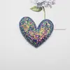 Nuevos accesorios de estilo coreano lentejuelas coloridas estrella de cinco puntas amor patrón de dibujos animados accesorios para el cabello para niños zapatos bolso accesorios de ropa