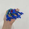 Impresión 3D Adornos Magnéticos de Rana Rana Arborícola Calcomanías para Refrigerador Modelo de Rana Pequeña Juguetes para Descompresión para Niños Caperucita Roja Libro Mismo