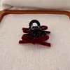 Pasador de Pelo con Lazo de Terciopelo Estilo Francés con Acabado de Alta Gama, Pinza Pequeña Lateral para Flequillo Suelto, Accesorio para el Cabello