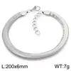 Stock de fábrica Acero de Titanio Estilo Indiferente Plano Suave Cadena de Hueso de Serpiente Conjunto Collar de Clavícula Oro 18k Cadena de Hueso de Serpiente Joyería para Mujer
