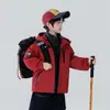 Jaqueta Infantil Três em Um Impermeável Destacável 2026 Outono/Inverno Novidades Crianças Maiores Acolchoada Espessa Inverno para Meninos