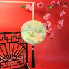 Nova Lanterna Impressa Frente e Verso Lanterna Portátil Antiga Luminosa Estilo Chinês Retrô Ano Novo Alta Transparência Redonda Lanterna de Palácio