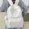 Mochila com estampa de estrelas, uma mochila fofa e doce para meninas, perfeita para o uso diário, escola e passeios com os amigos