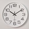 Reloj de pared de plástico silencioso, creativo, de moda, para sala de estar, estéreo, digital, reloj de pared, venta al por mayor, 12 pulgadas, 30 cm