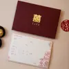 Cartão de convite de casamento Cartão de convite chinês escrito à mão Impressão de alta qualidade para casamento Jantar de casamento Carta de convite de casamento Convite de noivado Modelos 2023 consignação