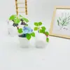 Espuma Floral Verde Flexível de Haste Única para Bonsai de Planta Verde, Decoração de Mesa para Hotel e Restaurante, Ornamento de Planta Artificial em Vaso