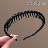 Diadema de Verano Estilo Coreano Exquisita Juvenil Diadema de Borde Ancho con Dientes para Lavarse la Cara Pinza Antideslizante para el Cabello Lazo Ancho para el Cabello Tocado Accesorios para el Cabello