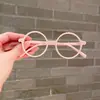 Armações de Óculos Infantis para Meninos e Meninas Armações de Óculos Decorativas Personalizadas Sem Lentes Bebê Fofo Super Fofo Armações de Óculos Redondas