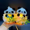 Novas Lanternas Luminosas de Ano Novo Barraca de Presentes de Feriado Animal de Desenho Animado Enchido Popular Criativo Lanterna de Bambu Panda