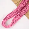 Banda elástica redonda de 0.8-2.0 mm, cordón elástico de látex colorido para joyería, manualidades hechas a mano y pulseras