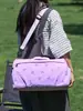 Bolsa de viagem de grande capacidade para mulheres, moderna e leve, para carregar na mão e na transversal, bolsa para esportes e fitness, organizador de bagagem para viagens curtas