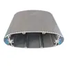 Perfil de columna de puerta de seguridad de plástico PVC perfil de borde de panel de puerta de PVC perfil de PVC