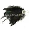 Faixa de cabelo de penas retrô europeia e americana Cross Border 1920S Gatsby Halloween Headwear Bola de Natal Tassel Headwear