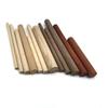 Fábrica venta al por mayor Haya palo redondo de madera procesamiento palo de madera pequeño palo de madera perforado de color palo de madera redondo hecho a mano DIY