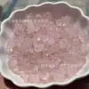 Colgante Transfronterizo de Cristal Rosa Natural, Collar de Cristal Rosa, Hebilla de Paz, Colgante Liso, Calabaza, Colgante de Gota de Agua, Accesorio Creativo DIY
