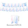 Amazon Nuevo Suministros para Fiesta Temática Hielo y Nieve Vajilla de Cumpleaños Decoración de Fiesta Suministros para Arreglo de Fiesta
