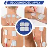 Venta Directa de Fábrica Almohadillas de Electrodo para Fisioterapia Dispositivo de Electroterapia Parches Autoadhesivos Parches de Electrodo No Tejidos con Pin de Cable Tipo Pin Adhesivo