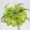 Broche de flores de seda, nuevo tocado de actuación para niños, ramillete de flores, traje de flores, flor grande, pluma, accesorios para el cabello, ropa, tulipán