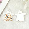 Venta caliente transfronteriza de acrílico para Halloween, calavera, calabaza, fantasma, pendientes, collar, llavero, material DIY