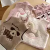 Chaleco de Felpa para Niños Estilo Otoño Invierno 2026 para Hombre Chaqueta de Dibujos Animados para Niños Pequeños Forro de Felpa para Bebé Chaleco Lindo para Niñas Elegante