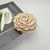 Broche de Flor de Tela para Mujer, Broche Pin de Corsage Elegante de Alta Gama, Pin Anti-Exposición, Corsage de Rosa Francesa