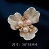 Botão de Metal Fecho Decorativo para Camisas e Ternos, Abotoaduras Flor de Strass, Botões Decorativos de Roupa Exquisitos para Punhos e Golas