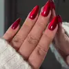 Venda Quente Transfronteiriça 48 Peças Unhas Vermelho Vinho Bico Amendoado Olho de Gato Unhas Usáveis Toque de Alto Padrão Arte de Unhas Pontas de Unha Venda Quente Atacado