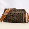 Bolsa Verão High-end 2024 Nova Bolsa Feminina de Meia-Idade Elegante Elegante Cilindro Bolsa Impressa Bolsa Crossbody de Grande Capacidade