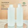 Garrafa Cilíndrica Semi-Transparente de HDPE Personalizada para Loção de Água Solução de Limpeza para Unhas Removedor de Esmalte Gel para Unhas